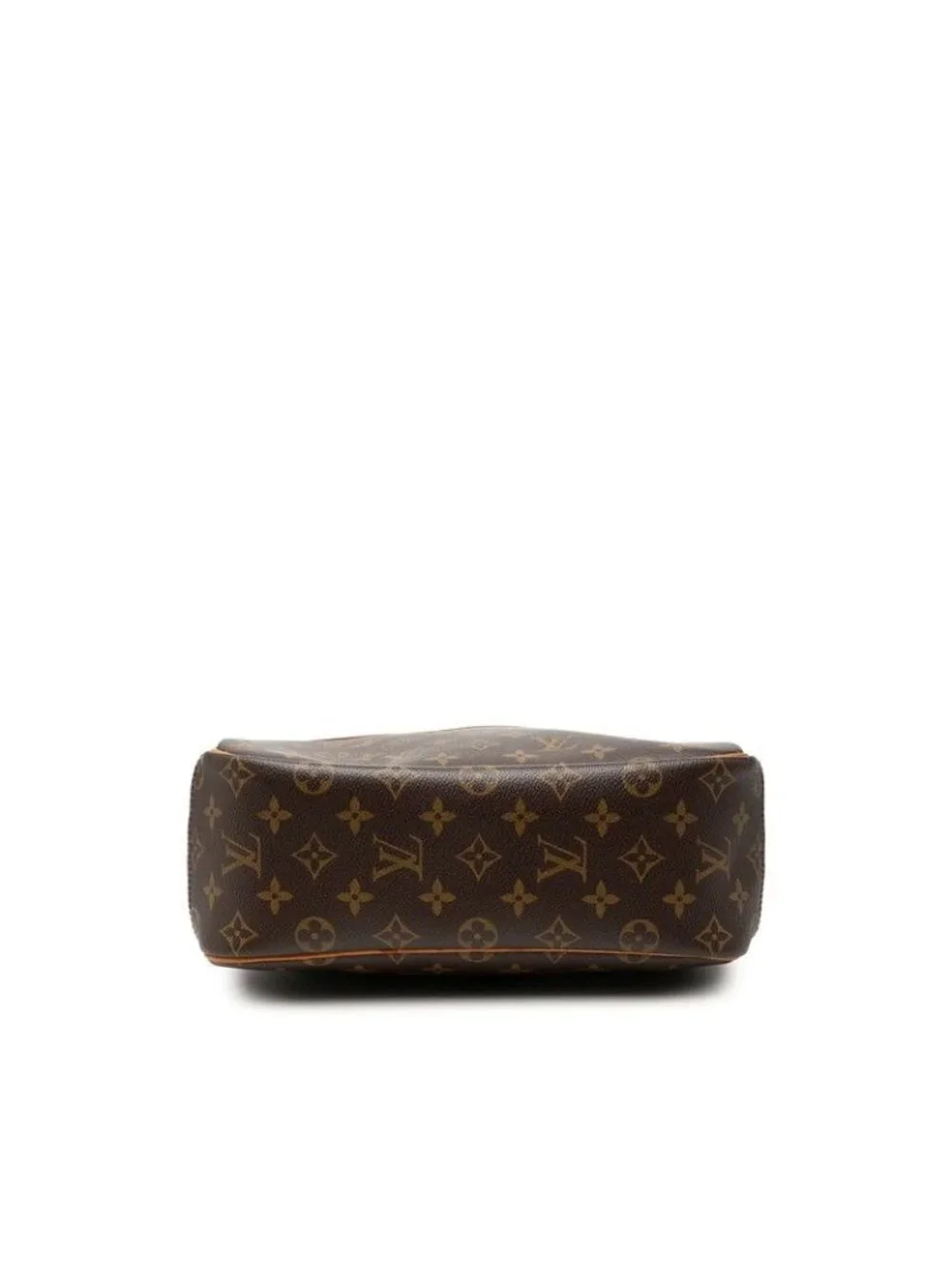 Louis Vuitton Monogram Tourville Handbag Brown Leather